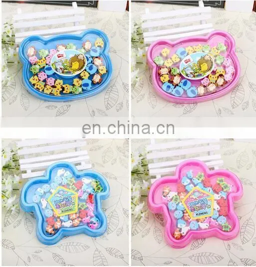 Animal Box Packing Mini Cartoon /fruit Design Erasers Mini Cute Erasers for Kids photo-2
