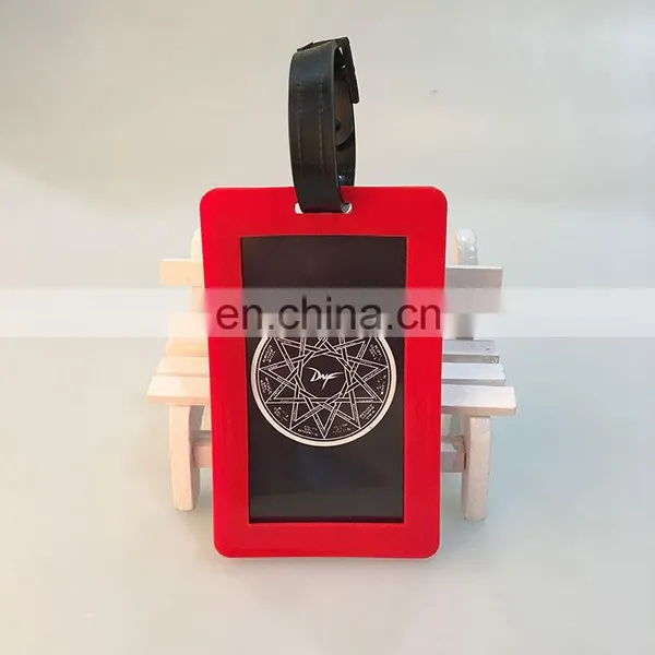 Custom Waterproof 3D Soft PVC Travel Luggage Tag With Plastic Buckle photo-4