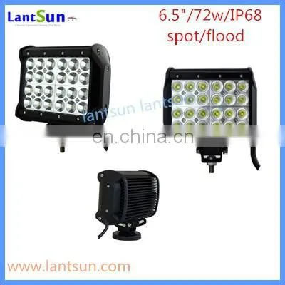 6.5inch Quad Row Led Light Bar 72w Spot Combo Beam IP68 photo-6