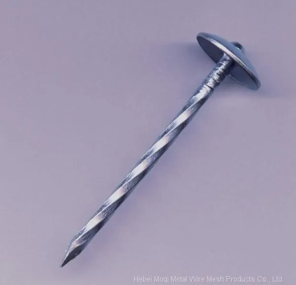Galvanized Umbrella Head Roofing Nails Washer 90mmx4mm photo-2
