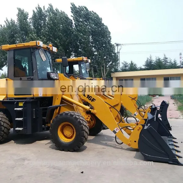 ZL16F Mini Hydraulic Wheel Loader With V Snow Blade photo-3