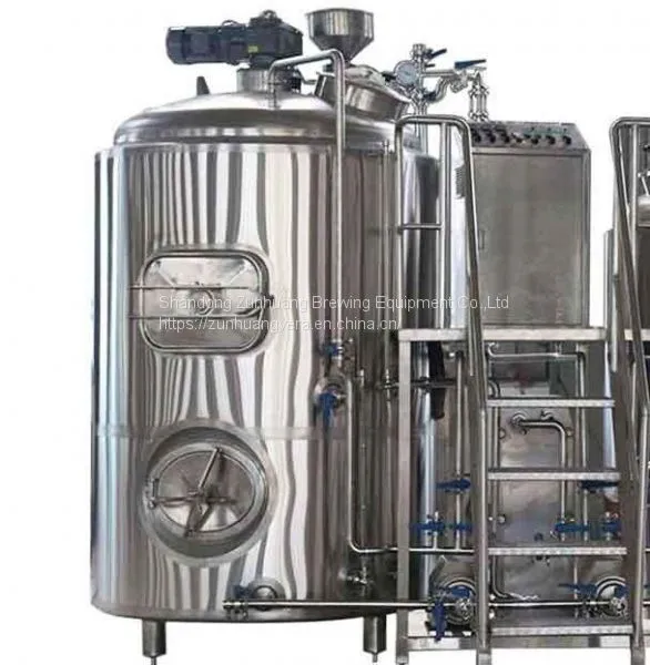300L Customized Beer Brewing Equipment Micro Brewery Making Machine Mash System Kettle photo-5