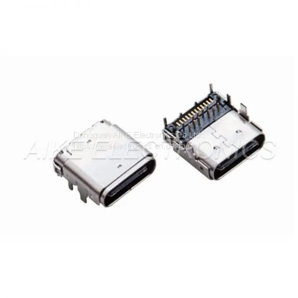 Type C 3.1 Gen2, 24PIN, под прямым углом, контакты типа DIP и SMT