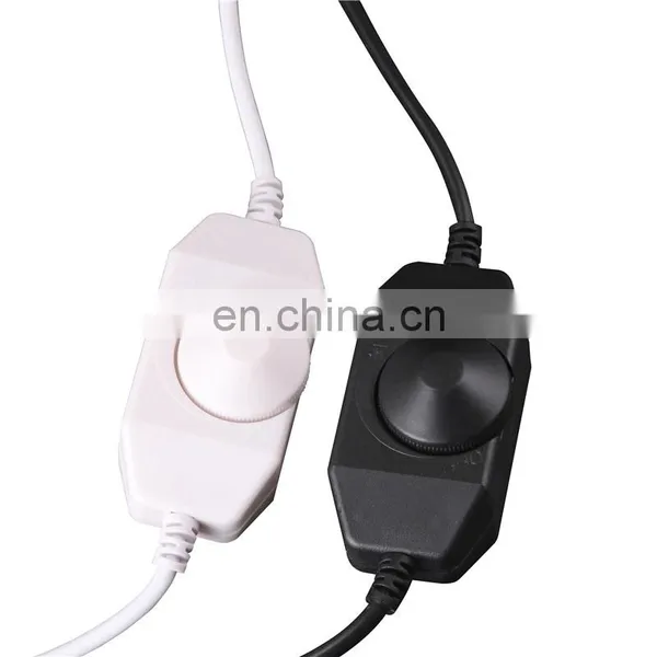 DC9V-24V 24-48W 2A 1Channel Line Dimmer Switch With DC Male/Female Socket, Mini Single Color LED Controller for LED Strip Light photo-2