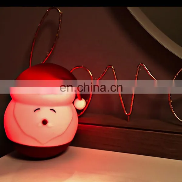 Cute Santa Claus LED Mini Night Light Colorful Night Lamp for Baby photo-5