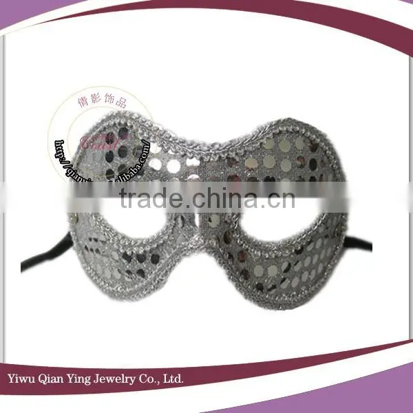 Cheap Dark Blue Sequins Christmas Masquerade Party Masks photo-2