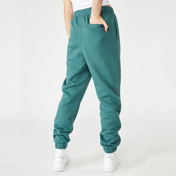 Forest Green Polyester Nylon Track Pants photo-2