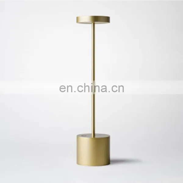 Hot Sell Hotel Aluminium Material LED Rechargeable Lamp Restaurant Decorative Table Lamp photo-3