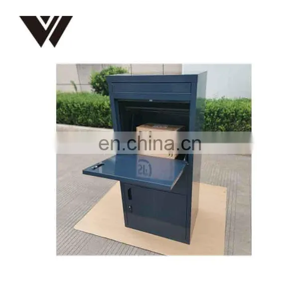 Cast Iron Modern Mailbox Outdoor Garden Wall Mounted Parcel Letter Newspaper Mail Post Drop Box photo-4