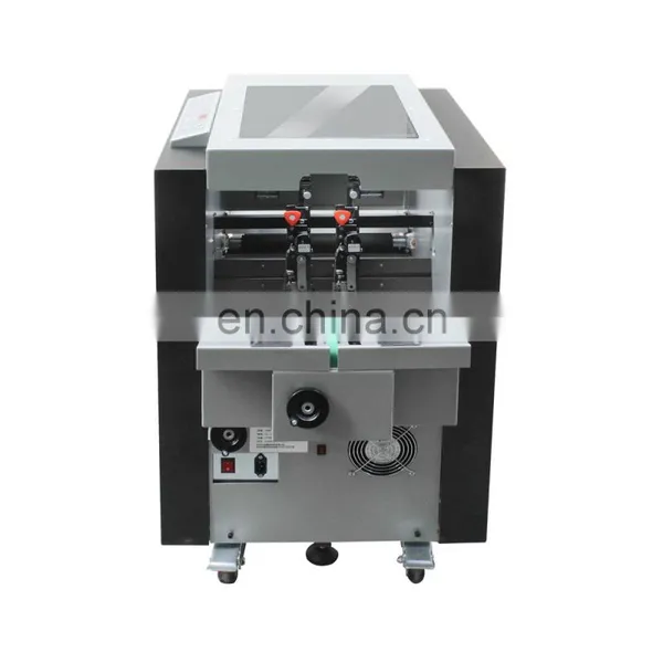 SBM-460 Electric Booklet Maker Folder Folding Machine Manual Feeder Booklet Maker Machine With Best Price photo-5