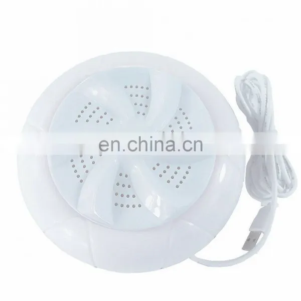 Mini 6W Portable Ultrasonic Turbo Washing Machine Personal Laundry Washer USB photo-4