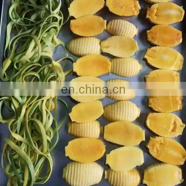Shanghai Industrial Full Automatic PLC Stainless Steel Fruit Mango Peeling & Half-cut Pit Removing Machine Peeler Equipment photo-4