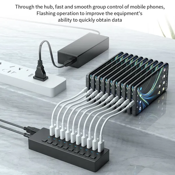 10-port USB-B to USB3.0 Hub photo-3