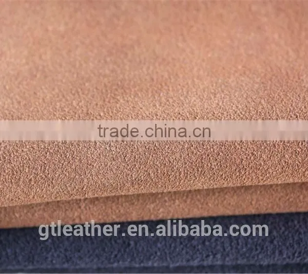 Genuine Suede Cow Leather for Shoes, Boots photo-6