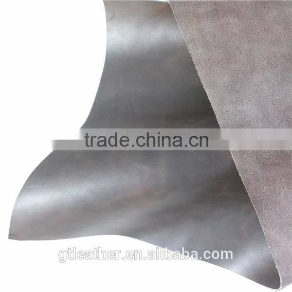 Genuine Pull up Cow Shoe Split Leather photo-4