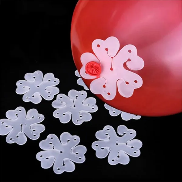 Wholesale Blossom Shape Blower Flower Seal Clip Balloons Sealing Clip Balloon Clips to the Arches Party Supplies photo-2