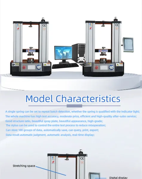 2000N Full-Automatic Spring Load Tester Protective Door Lab Machine Spring Testing Equipment photo-3