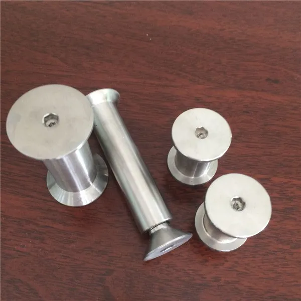 Factory Direct Sales: 304/316 Stainless Steel Pig Nose Bolts (Flat Head/Round Head) for Glass Clamping photo-4