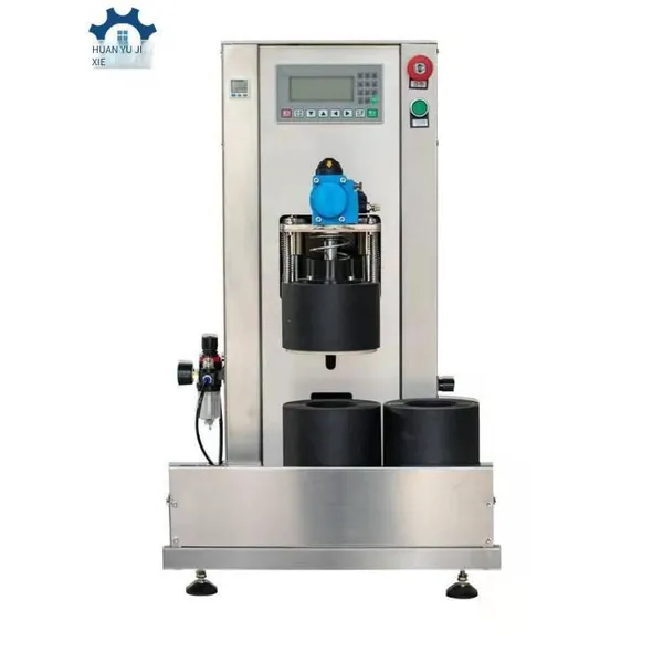 Hy-x Double-station Vacuum Capping Machine for Tinplate and Glass Bottles, Suitable for Mushroom Sauce and Shredded Meat Sauce, Capping Equipment, in Stock photo-4