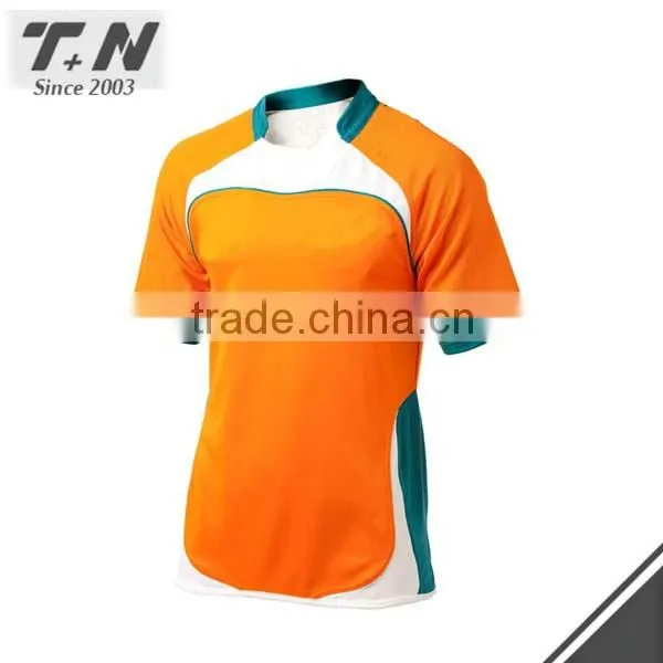 Sublimation Custom Blank Rugby Jersey With ur Name and Logo Sewing on photo-2