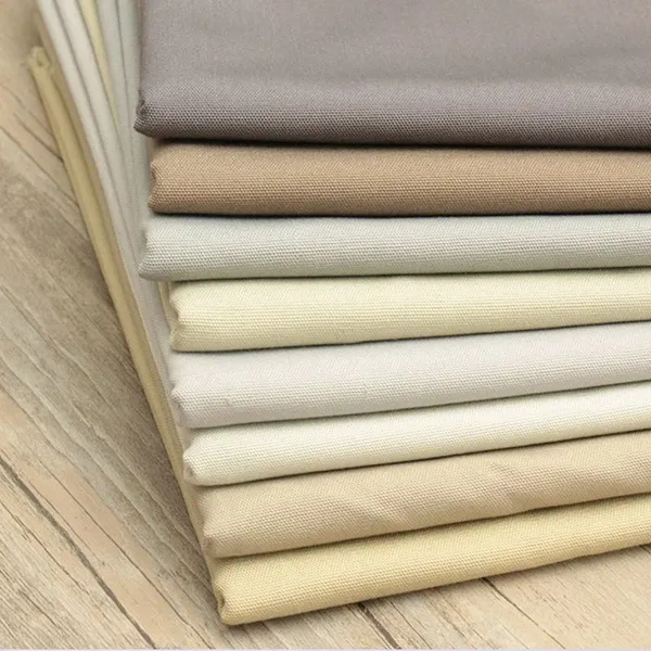 100% Polyester 21x21 108x58 59/60 190-195g 3/1 Twill Bleached Garment Fabric and Dyed Workwear Unifrom Fabric photo-2