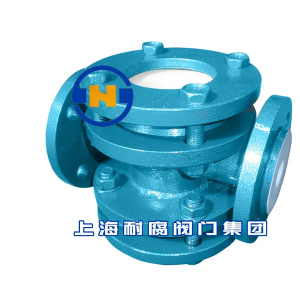 Carbon Steel Four-Way Fluorine Lined Sight Glass Fluorine Lined Cross Mirror, Fluorine Lined Pipe Accessories photo-4