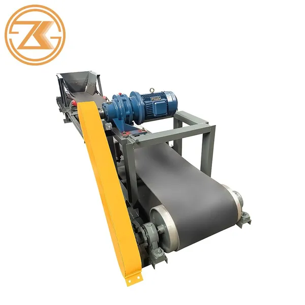 High Tensile Rubber Belt Conveyor Anti-tear Mining Belt Conveyor With Roller Frame Support photo-5