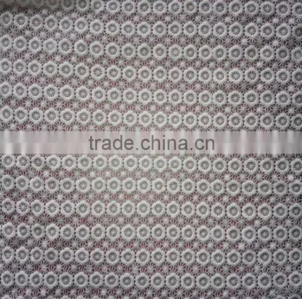 Wholesale Polyester Lace Fabric Embroidery Milk Silk Full Lace Design for Garment Accessory photo-6