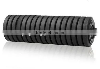 Rock Bottom Belt Conveyor Rubber Coated Roller/Idler With Ring photo-3