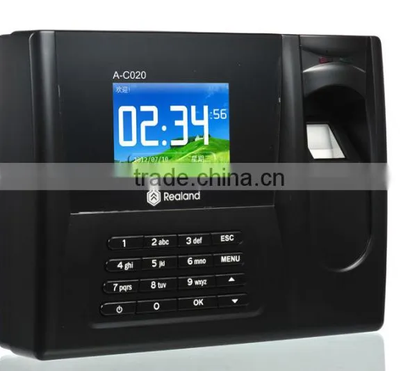 REALAND Low Cost Biometric Fingerprint Time Attendance A-C021 FREE SOFTWARE