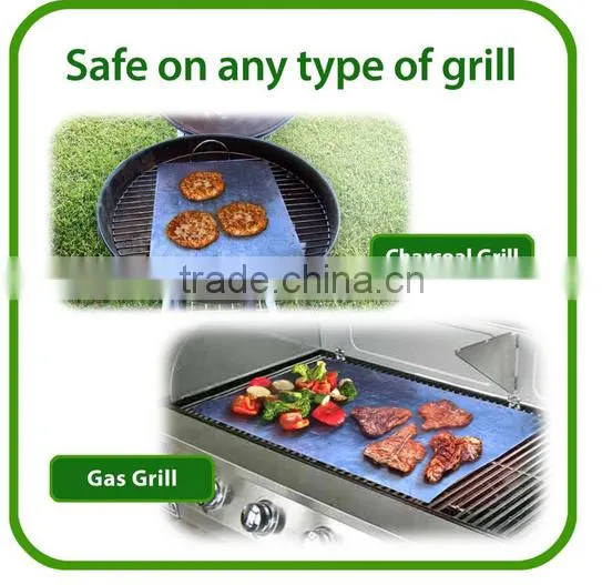 Reusable Non-stick Bbq Grill Mat PFOA Free FDA Approved photo-4