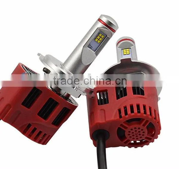 B-Deals Super Bright P6 45w 4500lm Motorcycle Led Headlight With Hi/ lo Beam h4 Lamp Base photo-5