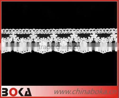 Hot Sale Embroidery Water Soluble Cotton Lace Trim photo-2