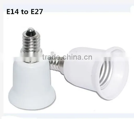 E14 to E27 Fireproof Lamp Holder Converter Socket Base Type Adapter For Led Lamp Bulb