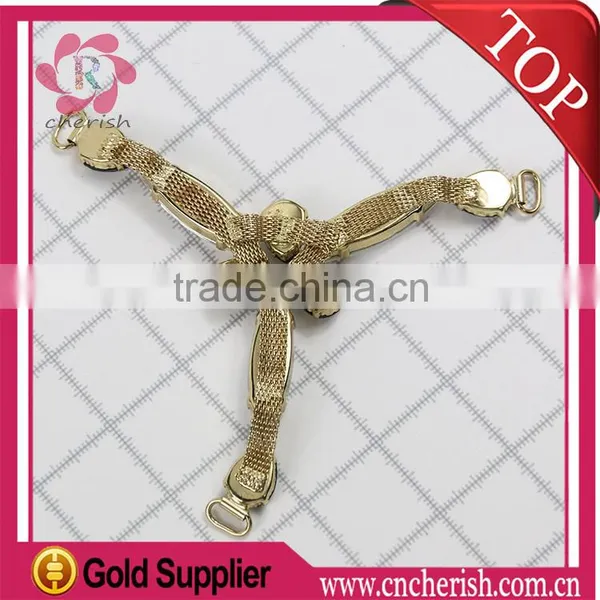 Fashion T Shape Arcylic Beads Rhinestone Shoe Decorationl Sandals Ornaments for Ladies photo-3