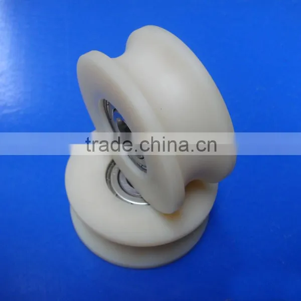 Wholesale Power Transmission Parts Cnc Machined Pa66 Nylon6 Nylon66 Oil Nylon Pulley Sheave(white) photo-4