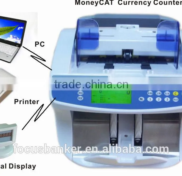 (Good Price ! )Cash Counting Machine With Value Counting and Fakenote Detection for Many Currency Including Libyan Dinar(LYD) photo-5