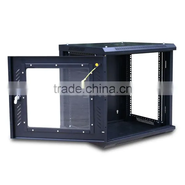 9U Wall Mount Network Server Data Cabinet Enclosure Rack Glass Door Lock photo-3
