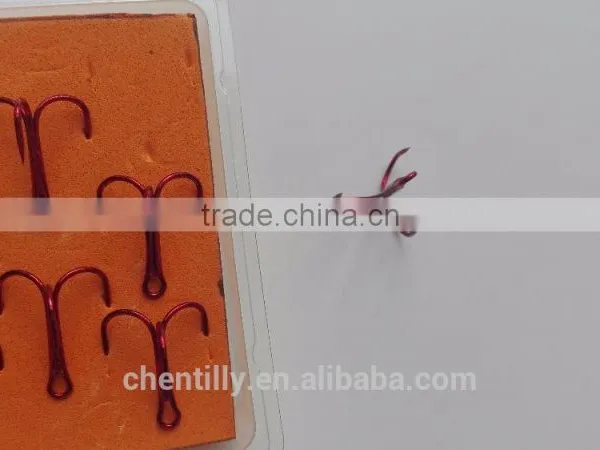 High Carbon Steel Trible Hooks for Wholesale in Assorted Colors photo-4