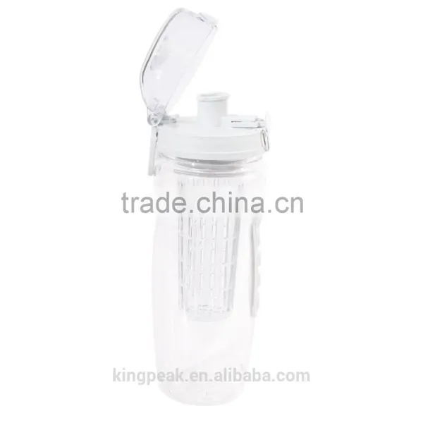 2015 Best Seling Plastic Tea Infuser Water Bottle Leak Proof Sport Flip-top Tritan Fruit Infuser Water Bottle/Shaker Bottle photo-5