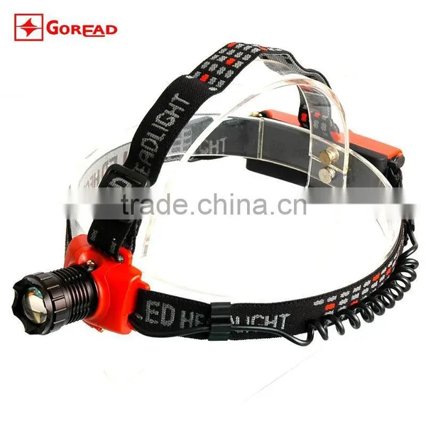 Goread GR01 High Bright Rechargeable Zoom Head Lamp 4 Colors R2 LED Head Torch photo-3