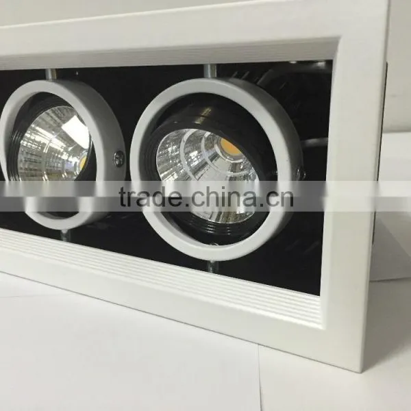 2X5W Square Recessed Grille Light Ceiling Light 10w Ceilling for Hotel photo-4