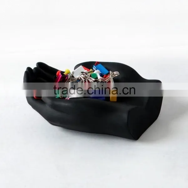Plastic Large Hands Multi-purpose Holder Black Paperclip Holder Office Desk Accessories