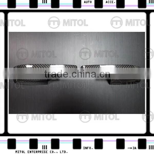 For Subaru WRX 2014- (Lower) Carbon Fiber Car Door Mirror Side Mirror Cover(Glossy) photo-2