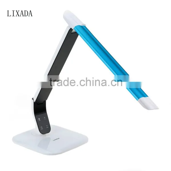 TUV Certificated Foldable Touch Switch LED Table Lamp Dimmer Eye Protect Adjustable Brightness&Color Temperature LED Desk Lamp photo-2