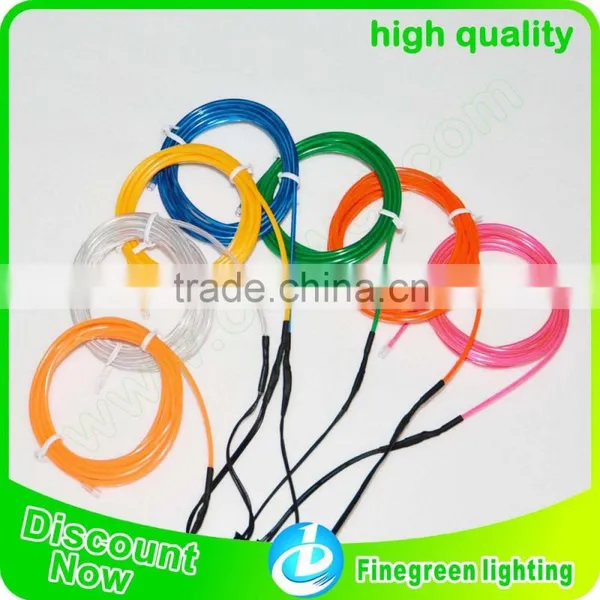 el Wire Neon Glow for Christmas Decoration Ice Blue el photo-2