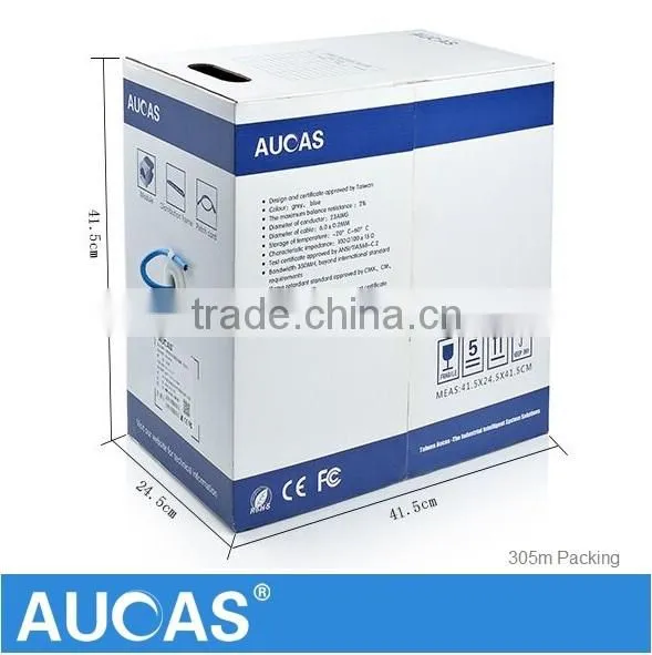 Hot Sales 24AWG 305M Bulk UTP Cat6 Network Cable Cat6 Cable Price photo-2