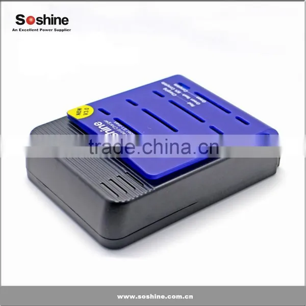 Quick-charge Battery Charger for 18650/17650/18500/17500 Lithium-Ion Batteries, Intelligent Charger Wholesale From Soshine photo-2