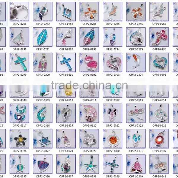 Opal Jewelry Factory Custom Wholesale 925 Sterling Silver Pure Synethic Opal Star Of David Shape Pendant Star Of David Pendant photo-3