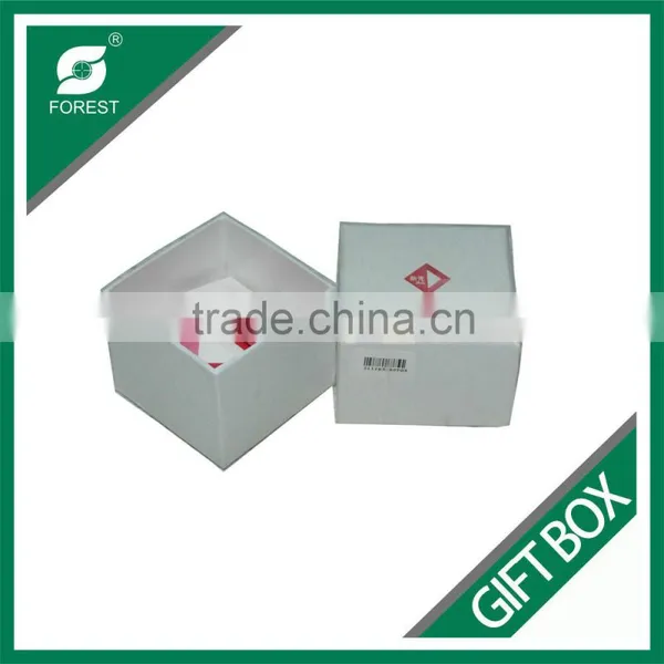 TWO PIECES HIGH QUALITY CHIPBOARD GIFT PACKING FOR RING WITH CUSTOM LOGO photo-3